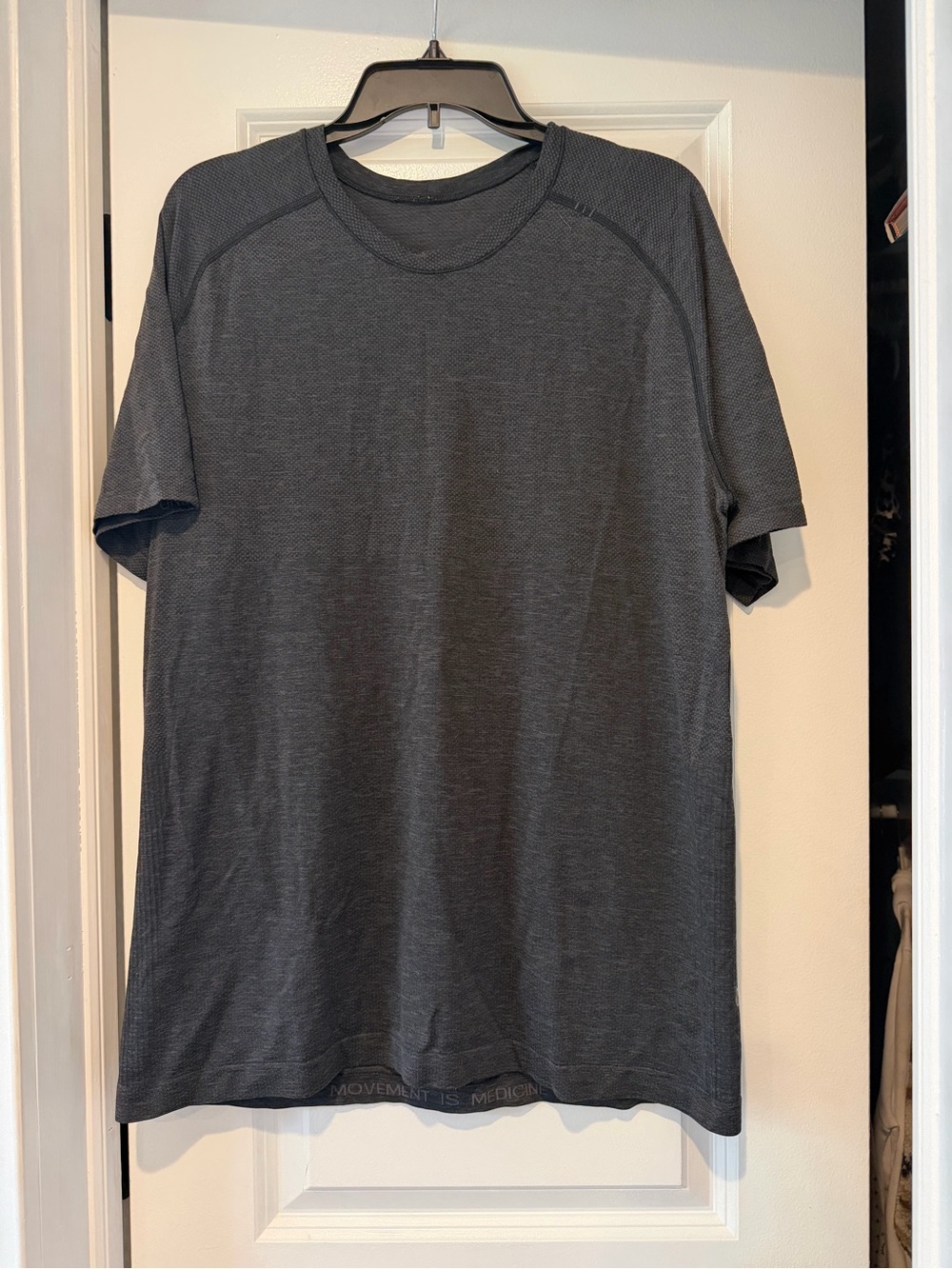 Men's Lululemon Metal Vent Tech 2.0 Performance Shirt - Charcoal